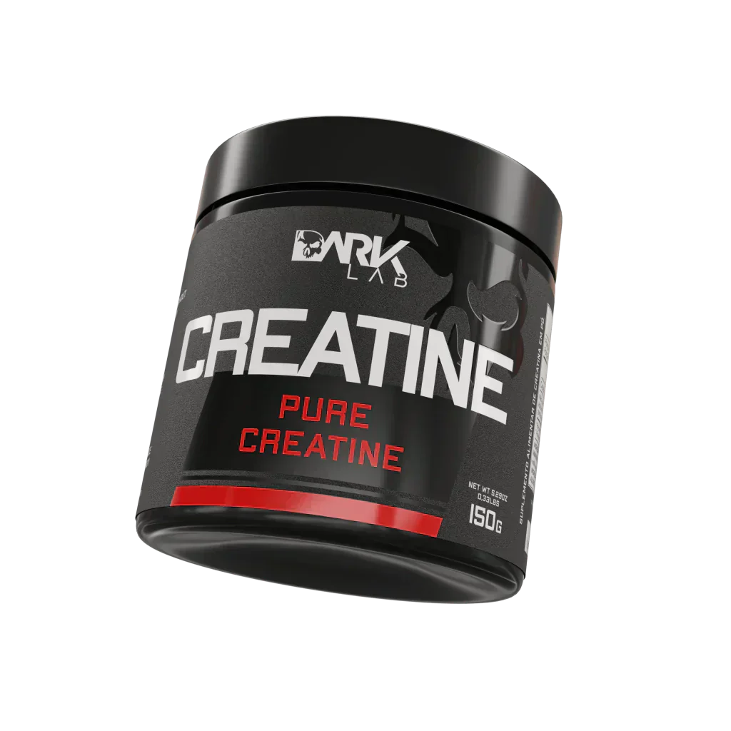 Creatina Pura 150g + Coqueteleira Preta 700ml Dark Lab